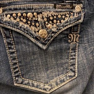 Miss Me Cuffed Capri JY6191P Sz 32